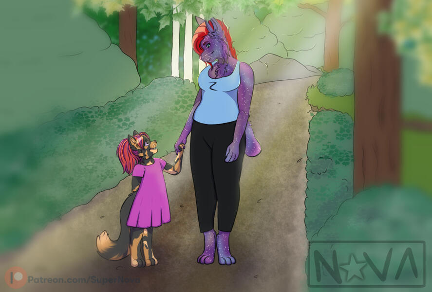 Lyra &amp; Nova - Multiple Character Full Render