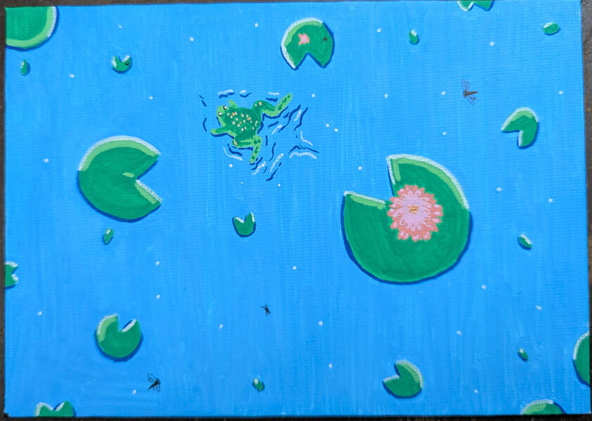 Lily Pad Painting